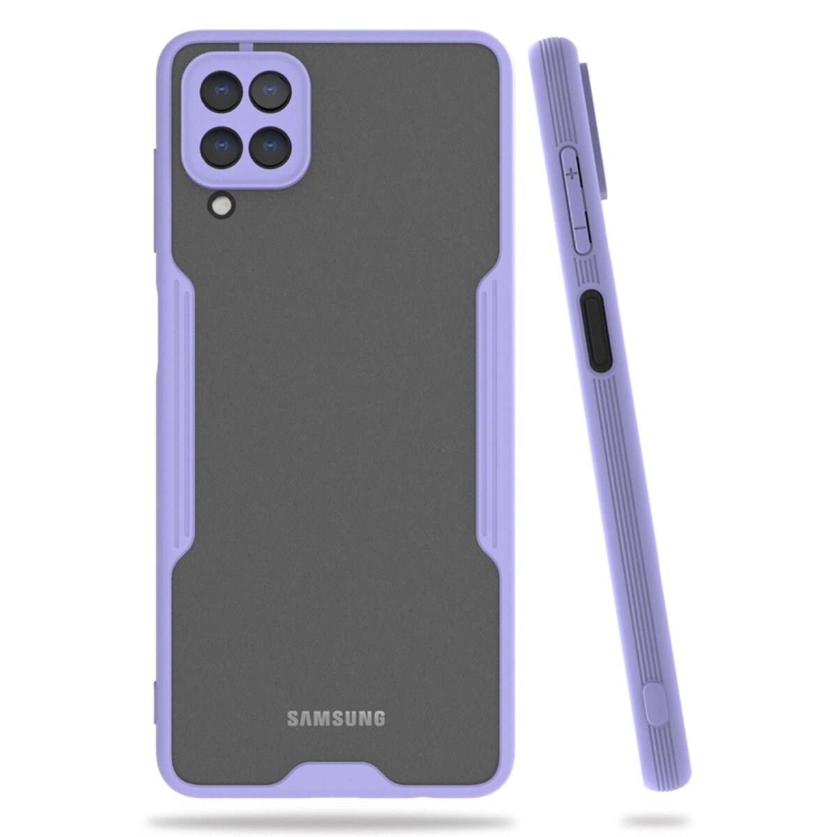 Samsung Galaxy A22 Kılıf Platin Silikon - Lila Samsung Galaxy A22 Kılıf Platin Silikon - Lila