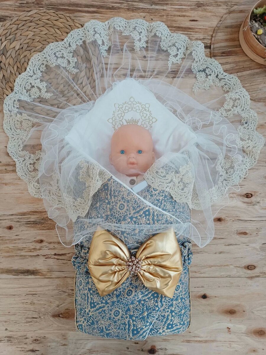 Yenidoğan Kabartma Desenli Gold Fiyonklu Güpürlü Bebek Battaniyesi Kundak Gold Yenidoğan Kabartma Desenli Gold Fiyonklu Güpürlü Bebek Battaniyesi Kundak Gold