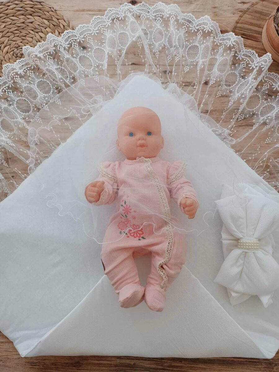 Yenidoğan Yakamoz Kumru Model Dantelli Taşlı Fiyonk Bebek Battaniyesi Kundak Ekru Yenidoğan Yakamoz Kumru Model Dantelli Taşlı Fiyonk Bebek Battaniyesi Kundak Ekru