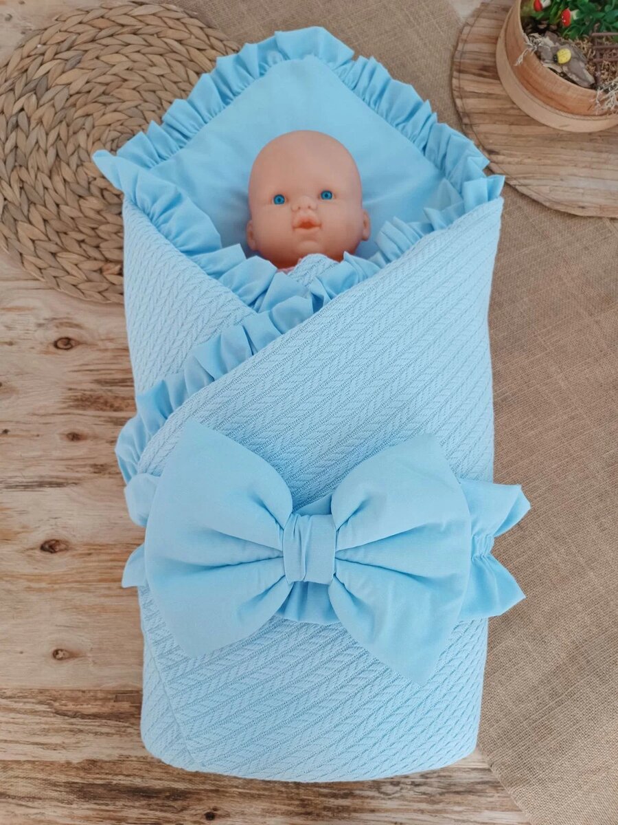 Yenidoğan Tericotton Kumaş Multi Mevsimlik Bebek Battaniyesi Kundak Mavi Yenidoğan Tericotton Kumaş Multi Mevsimlik Bebek Battaniyesi Kundak Mavi