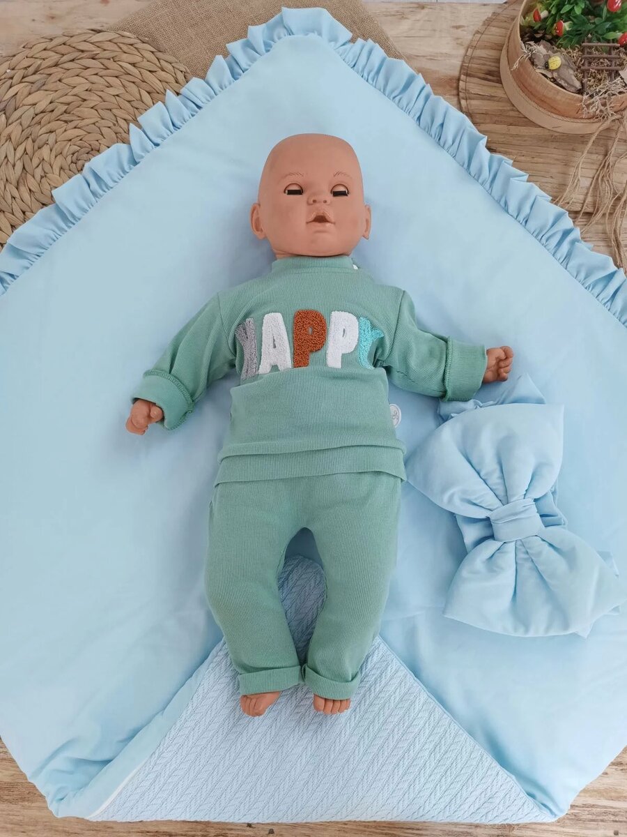 Yenidoğan Tericotton Kumaş Multi Mevsimlik Bebek Battaniyesi Kundak Mavi Yenidoğan Tericotton Kumaş Multi Mevsimlik Bebek Battaniyesi Kundak Mavi