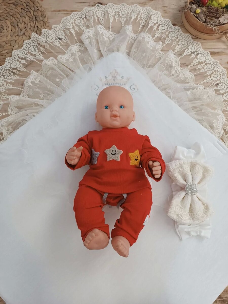 Yenidoğan Teri Cotton Taç Nakışlı Prizma Taş Kundak Bebek Battaniyesi Krem Yenidoğan Teri Cotton Taç Nakışlı Prizma Taş Kundak Bebek Battaniyesi Krem