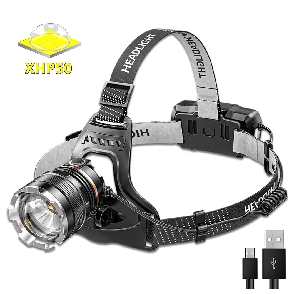 Ps-8002 Sensörlü Zoomlu Profesyonel Şarjlı Kafa Lambası Ps-8002 Sensörlü Zoomlu Profesyonel Şarjlı Kafa Lambası