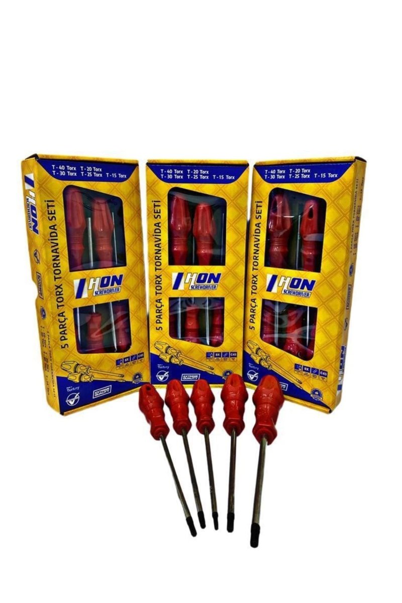 Hon 5 Parça Torx Tornavida Seti