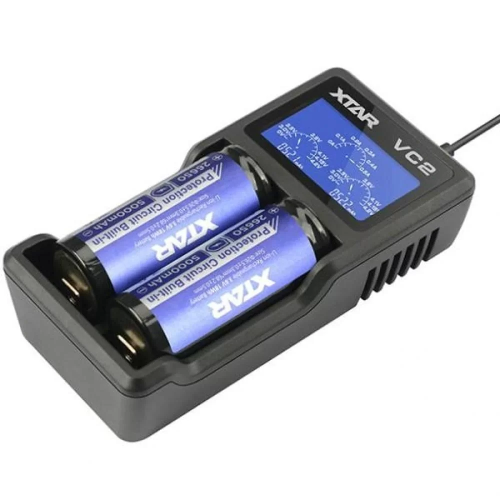 Xtar Vc2 İkili Li-ion Pil Şarj Cihazı