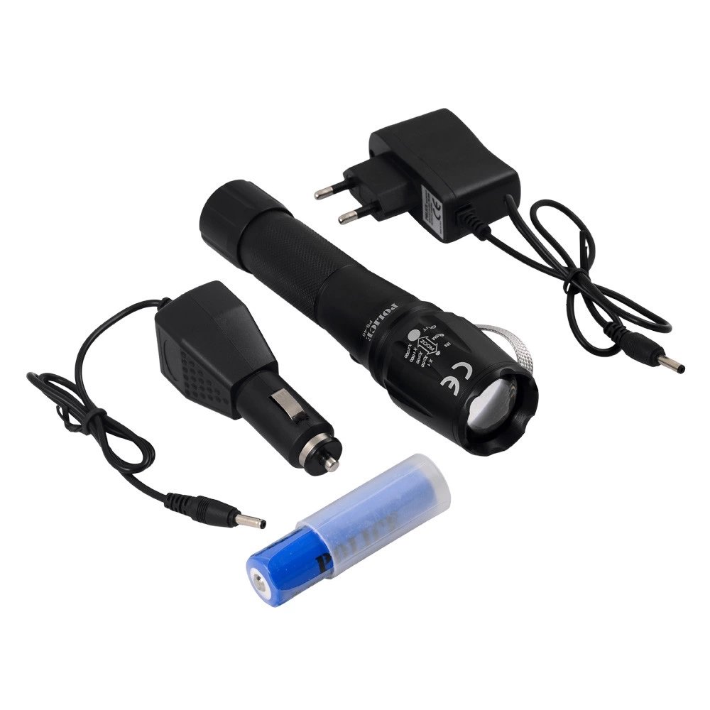 Ps-46 Xml6 Led 5 Kademeli Zoomlu Şarjlı El Feneri