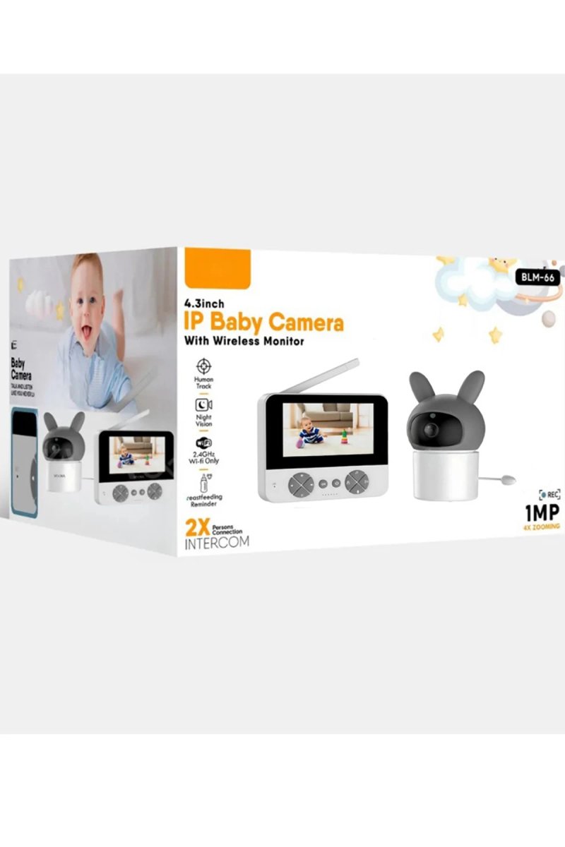 Bebek Kamerası Kumandalı Monitörlü Karşılıklı Konuşma Özellikli , Hatırlatıcılı Ip Bebek Kamerası