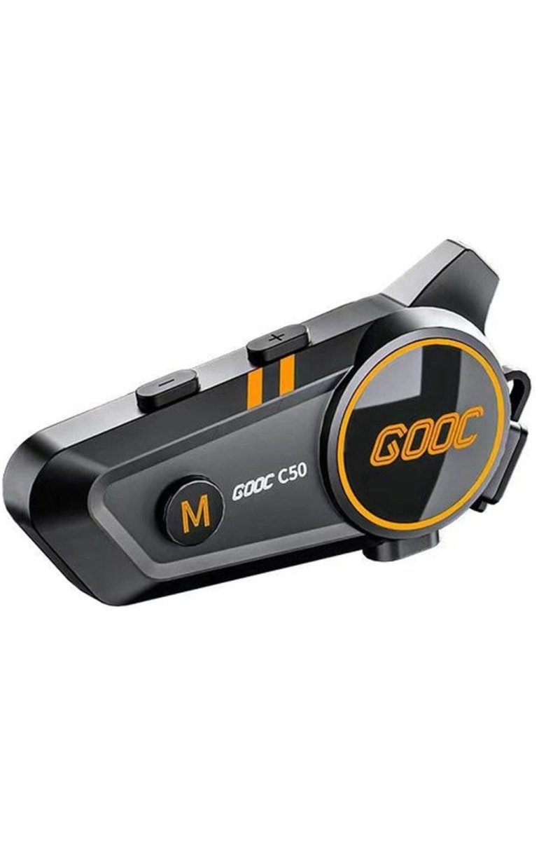 C50 Motosiklet Intercom Kask Kulaklık 1000 Mah Rgb Işıklı Bluetooth Kulaklık Ip67