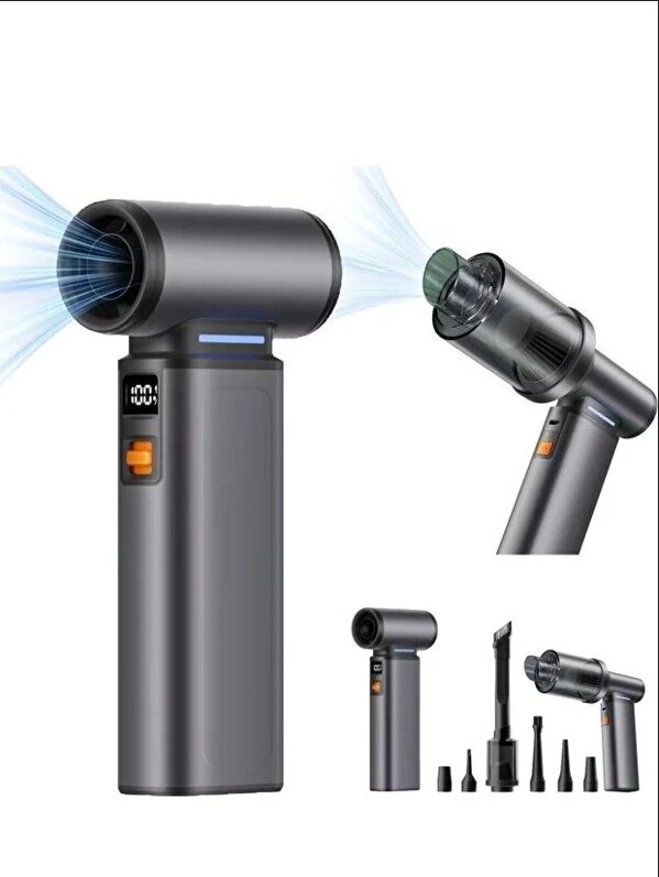 Violent Turbo Jet Fan Süpürge Özellikli 130000rpm Ultra Güçlü Motor Güçlü Vakum 4000mah Bataryalı F1