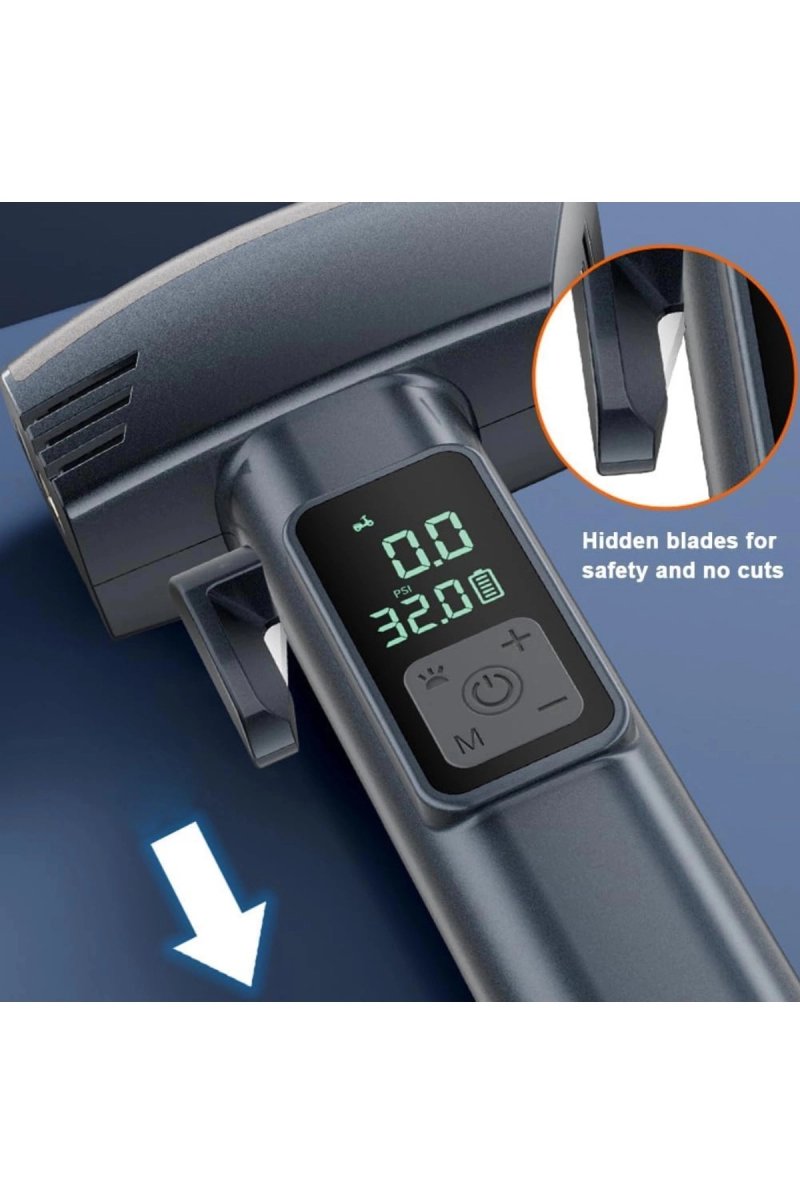 Araba Hava Pompası 4’ü 1 Arada: Kompresör + Cam Kırıcı + Kemer Kesici + Led Işık Şarjlı 4000mah Araç Kompresörlü Araba Hava Pompası 4’ü 1 Arada: Kompresör + Cam Kırıcı + Kemer Kesici + Led Işık Şarjlı 4000mah Araç Kompresörlü