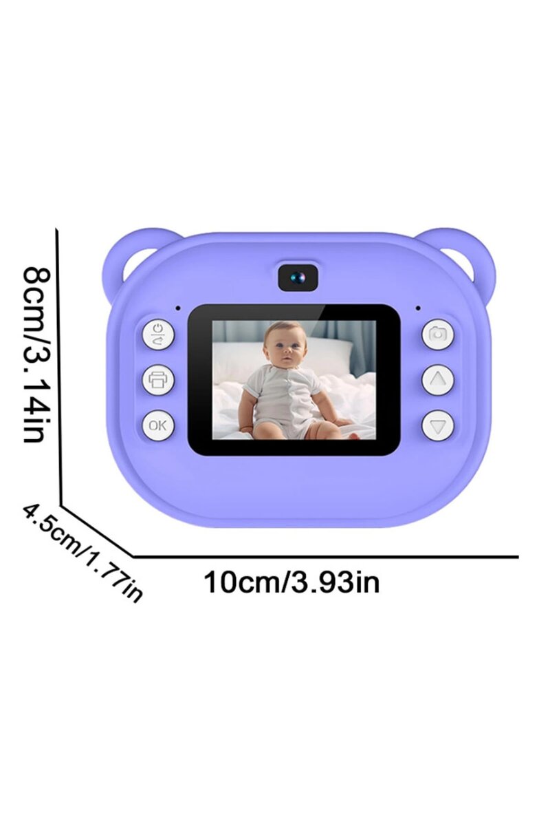 Dijital Video Kayıt Fotoğraf Çocuk Kamerası Anlık Termal Resim Kağıt Baskılı Dijital Video Kayıt Fotoğraf Çocuk Kamerası Anlık Termal Resim Kağıt Baskılı