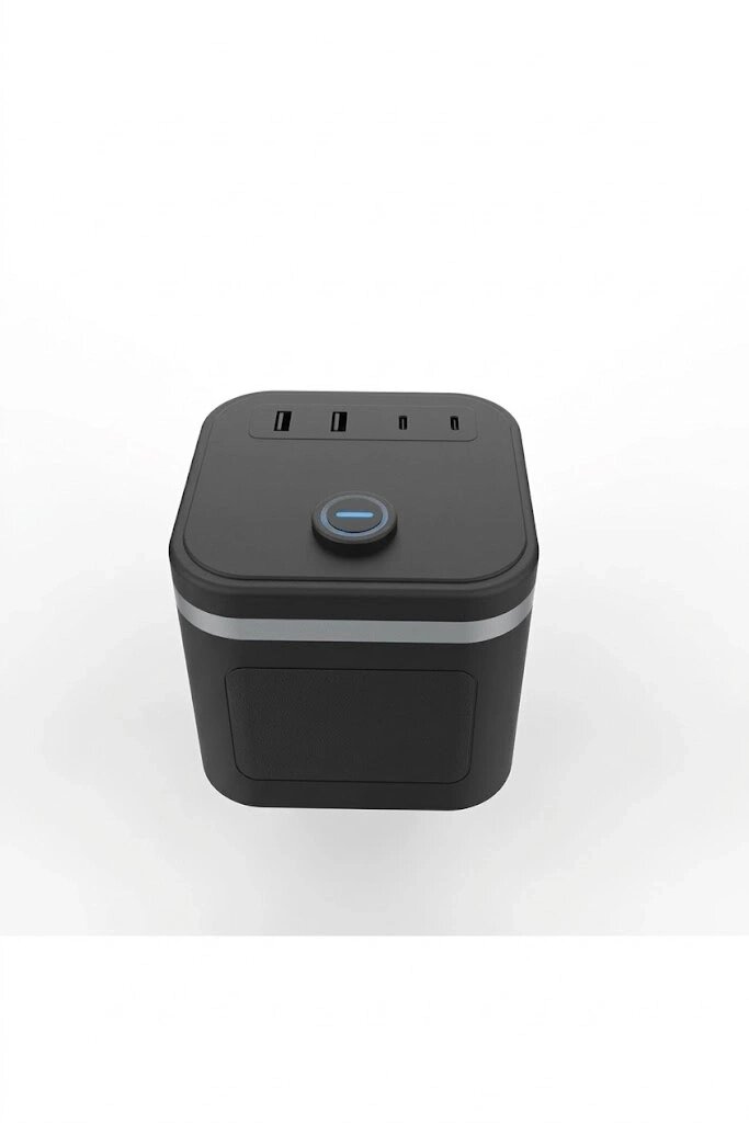 Termal Akım Korumalı Isıya Dayanıklı 3’lü Duvar Tipi Priz 2x Usb 2x Typce 3680 W