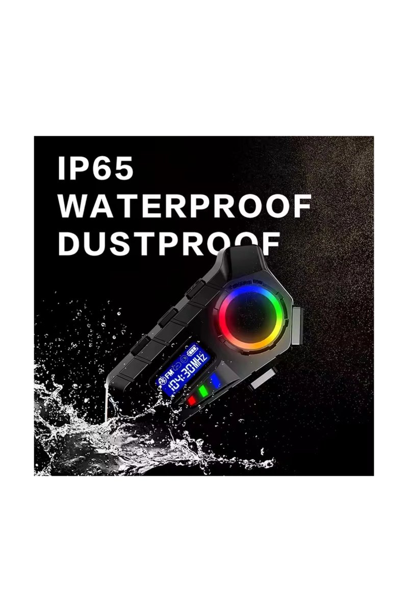 Y30 Kask Kulaklık Bluetooth Motosiklet Kulaklık Rgb Radyolu Intercom