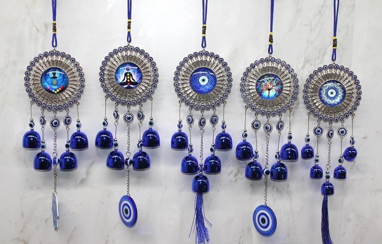 Metal Nazar Boncuğu Çan Alk3491 Metal Nazar Boncuğu Çan Alk3491
