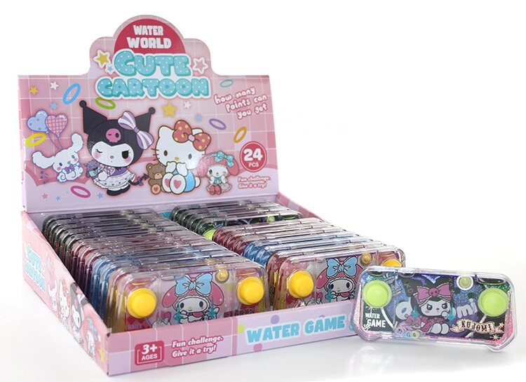 Hello Kitty Ve Kuromi Baskılı Sulu Oyun - Dikdörtgen Konsol Tasarımlı Su Oyunu Alk3995