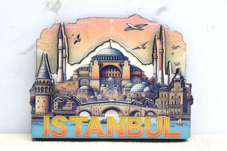 Ahşap İstanbul Temalı Magnet Alk4364 Ahşap İstanbul Temalı Magnet Alk4364