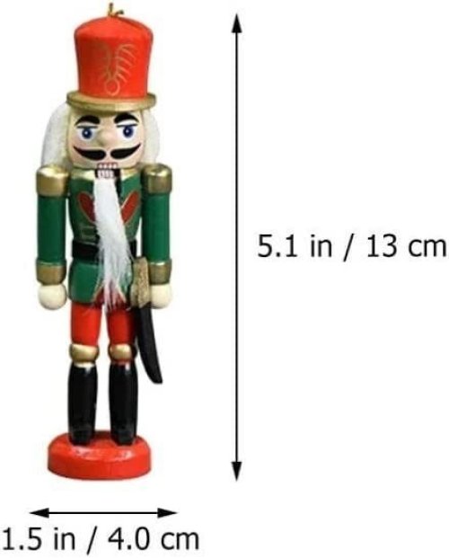 Kurşun Asker Ahşap Dekoratif Eşya (6lı Set 13cm)