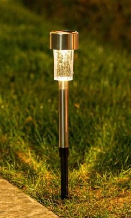 Metal Gövdeli Solar Bahçe Lambası 10'lu