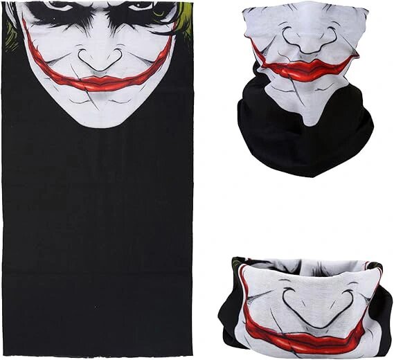 Joker Desenli Çok Amaçlı Buff – Yüz, Boyun Ve Bandana Maskesi 5 No Joker Desenli Çok Amaçlı Buff – Yüz, Boyun Ve Bandana Maskesi 5 No