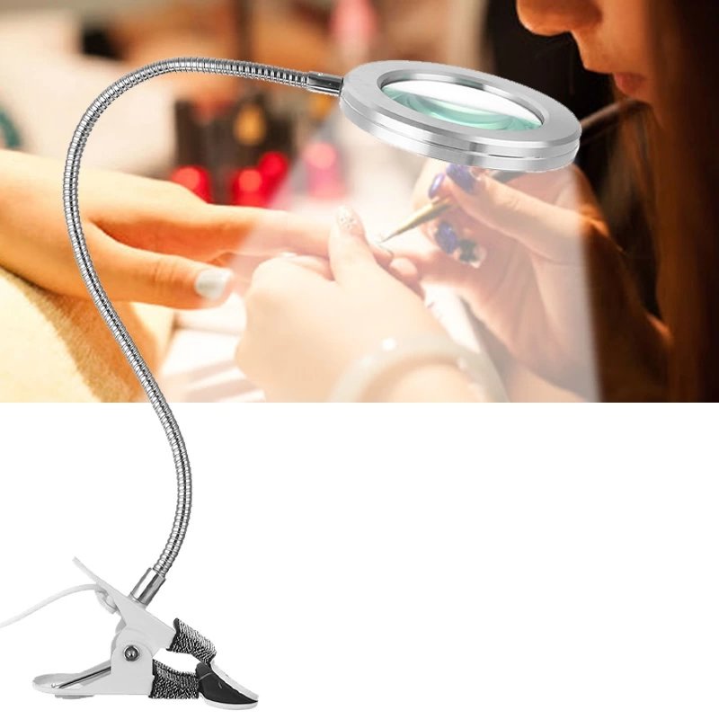 8x Büyütmeli Mandallı, Usb Girişli Masa Lambalı, Okuma Ve Güzellik Salon İçin Büyüteç 2088a 8x Büyütmeli Mandallı, Usb Girişli Masa Lambalı, Okuma Ve Güzellik Salon İçin Büyüteç 2088a