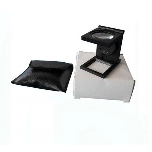 25x25 Mm Full Çelik Kaplı Katlamalı Büyüteç Th9005b