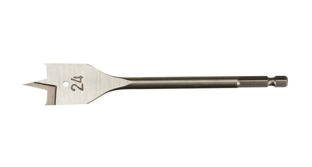 Yaprak Tip Ahşap Matkap Ucu 24x405mm - Hex Saplı