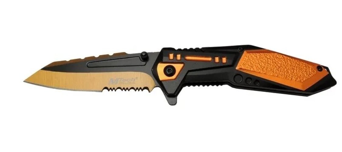 4171 Tcu Kamp Çakı 21cm - Yarı Otomatik, Kemerlikli, Testere Detaylı
