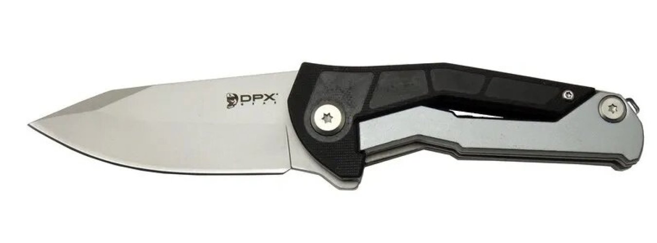 Dpxgear Sugga 915b Bk Siyah Ampampamp Beyaz Kamp / Outdoor Çakı 17,5cm - Yarı Otomatik, Kemerlikli, Kutulu