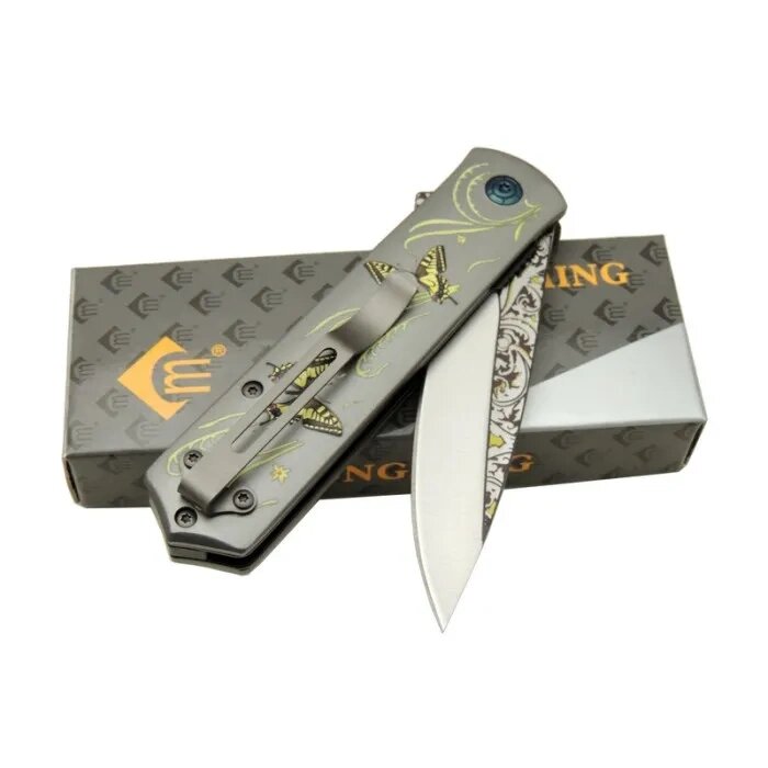Chongming Cm83 Çakı Butterfly 20 Cm Manuel, Kemerlikli