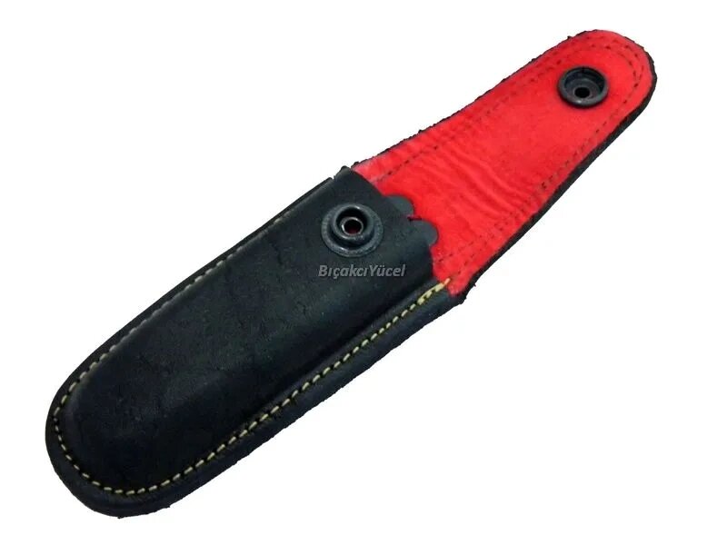 Hakiki Deri Çakı Kılıfı No:2 - 12 Cm, Kemerlikli