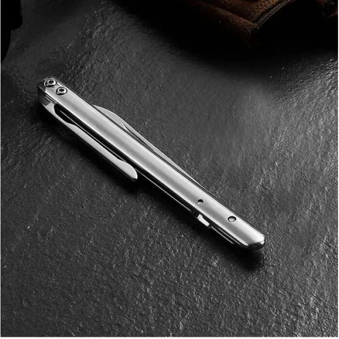 İnce D2 Çelik Çakı 18 Cm , Metal Sap İnce D2 Çelik Çakı 18 Cm , Metal Sap