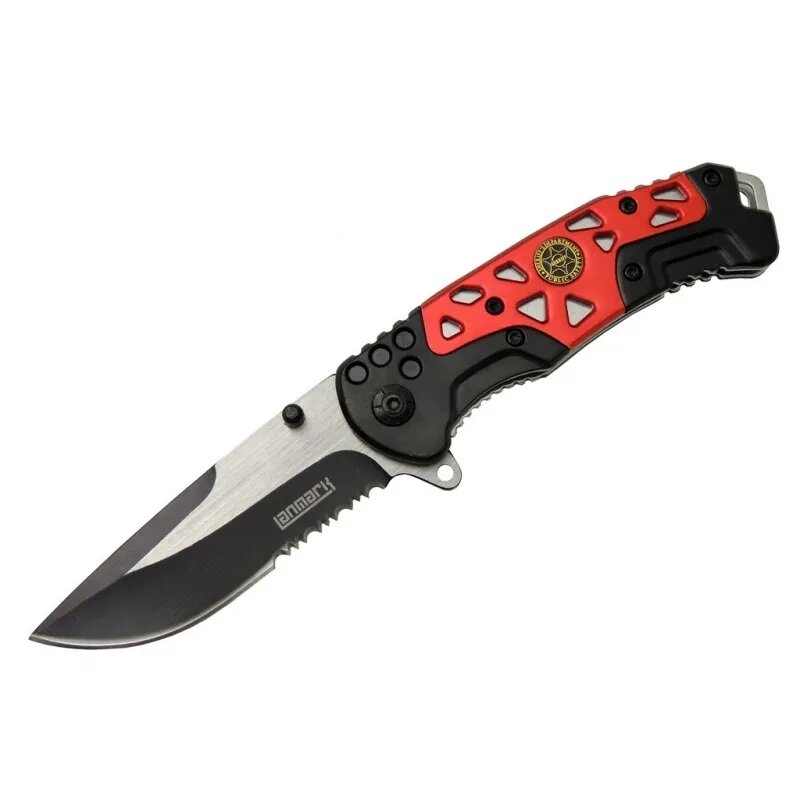 Mx10b Kırmızı Testereli Outdoor Çakı 21 Cm - Otomatik, Perçinli Mx10b Kırmızı Testereli Outdoor Çakı 21 Cm - Otomatik, Perçinli