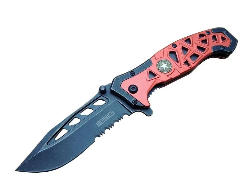 Mx50 Testereli Outdoor Çakı 21 Cm - Otomatik, Kemerlikli Mx50 Testereli Outdoor Çakı 21 Cm - Otomatik, Kemerlikli