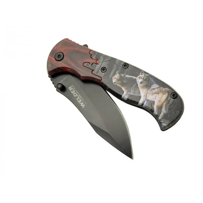 Kurtlu Çakı 20 Cm Yarı Otomatik , Kemerlikli Kurtlu Çakı 20 Cm Yarı Otomatik , Kemerlikli