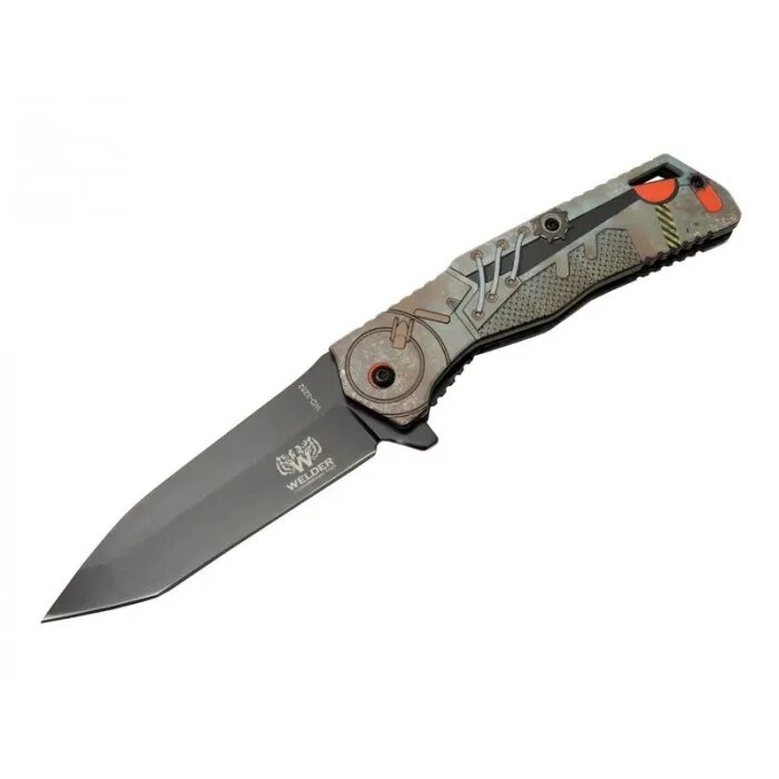 Bağcıklı Çakı 21,5 Cm Yarı Otomatik , Kemerlikli