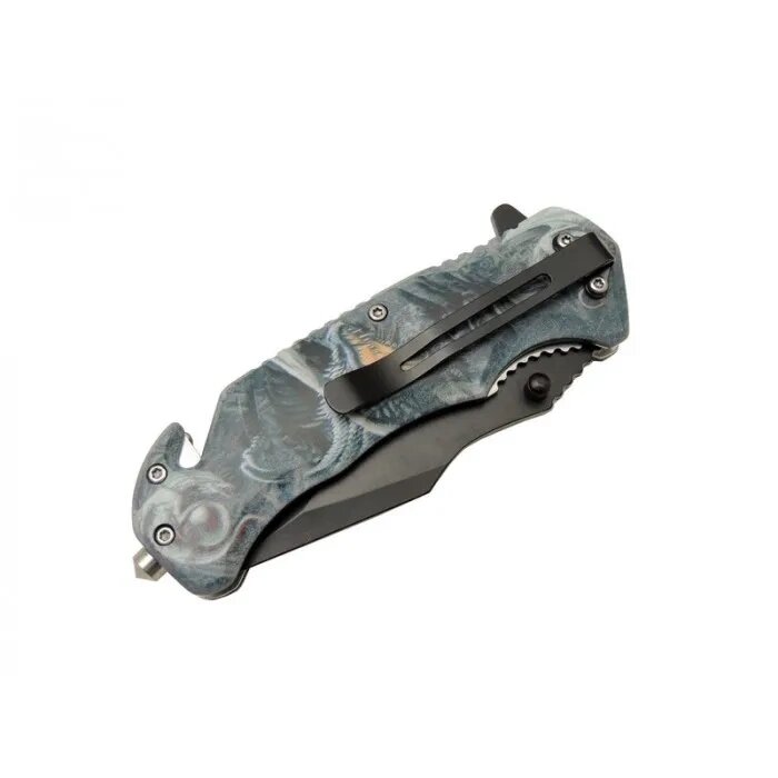 Kurtarma Çakısı 21,5 Cm Yarı Otomatik , Kemerlikli Kurtarma Çakısı 21,5 Cm Yarı Otomatik , Kemerlikli
