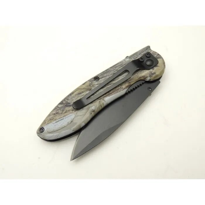 Çakı Yaprak Desenli 19,5 Cm Yarı Otomatik , Kemerlikli Çakı Yaprak Desenli 19,5 Cm Yarı Otomatik , Kemerlikli