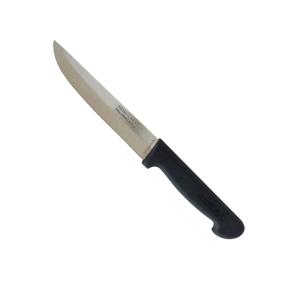 Paslanmaz Bursa Mutfak, Ekmek Bıçağı 15,5 Cm, Plastik Sap