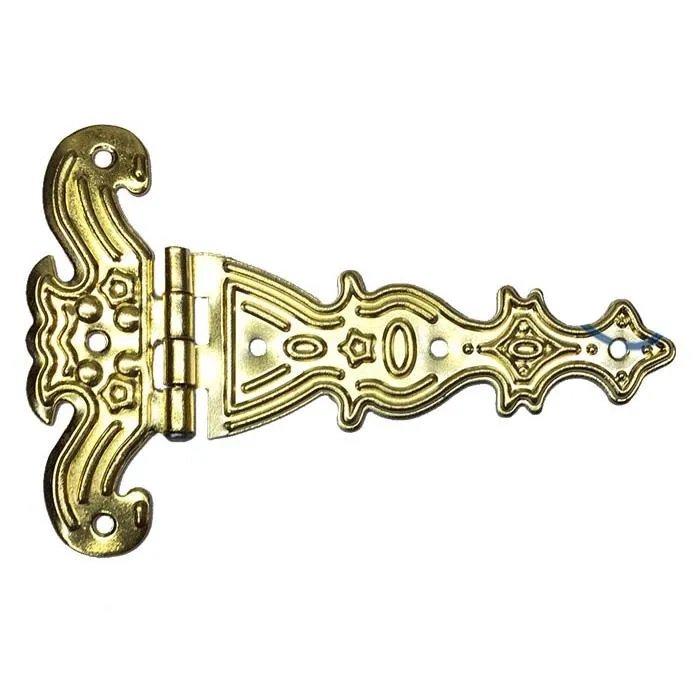 Dekoratif,  Tek Kuyruklu Menteşe - 69x102 Mm, Büyük, Sarı, 100 Adet