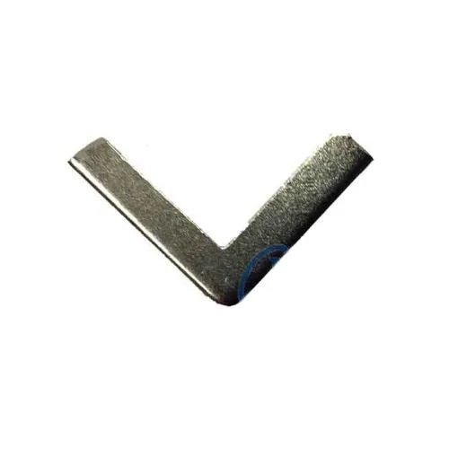 , Kapak, Menü, Albüm Köşesi, Orta - 18x32mm, Nikel, 1000 Adet