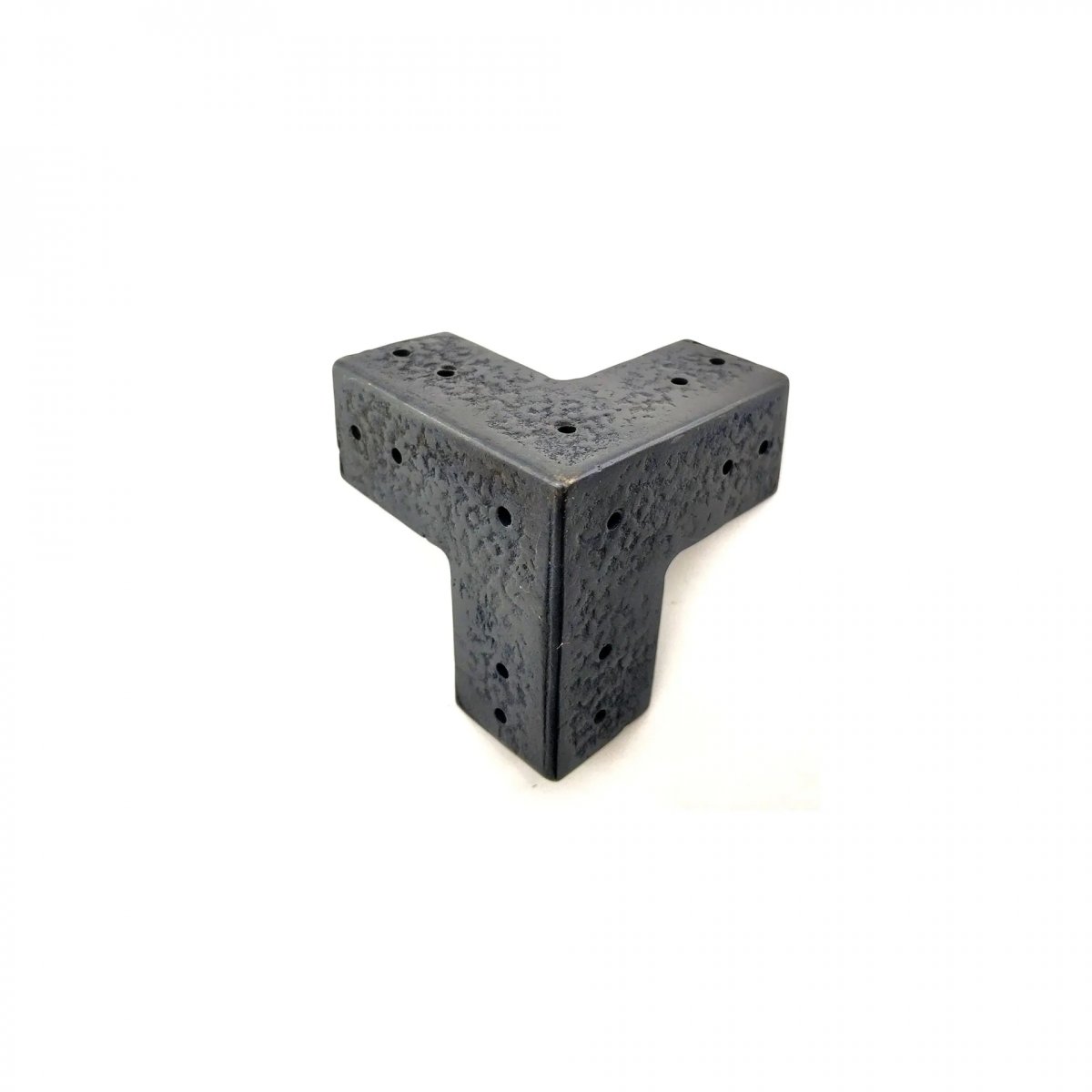 Antika Tarz Dekoratif Pirinç Köşe Gönye - 68x68 Mm, Oksit