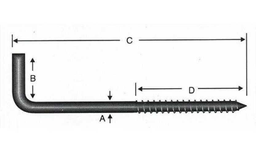 Vidalı Korniş Çivi No:5 - 4x50 - 100 Adet Vidalı Korniş Çivi No:5 - 4x50 - 100 Adet