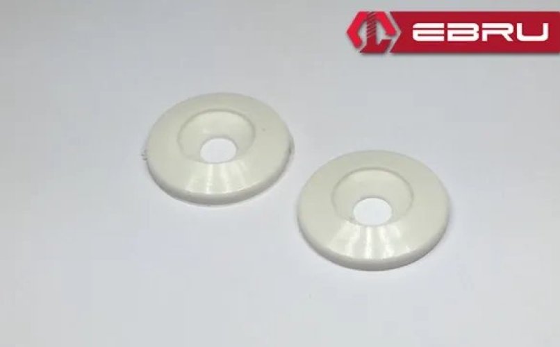 Plastik Vida Pulu 15mm, Delik: 5 Mm - 1000 Adet Plastik Vida Pulu 15mm, Delik: 5 Mm - 1000 Adet