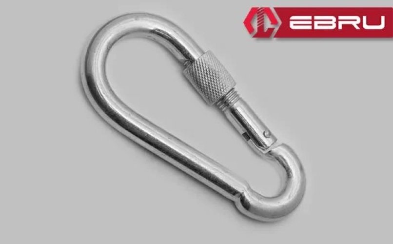 Vidalı Karabina, Kanca, Çengel 10mm - 2 Adet Vidalı Karabina, Kanca, Çengel 10mm - 2 Adet
