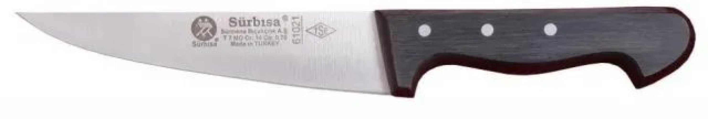 61021 - Sürmene Kasap Kemik Sıyırma Bıçağı 16 Cm