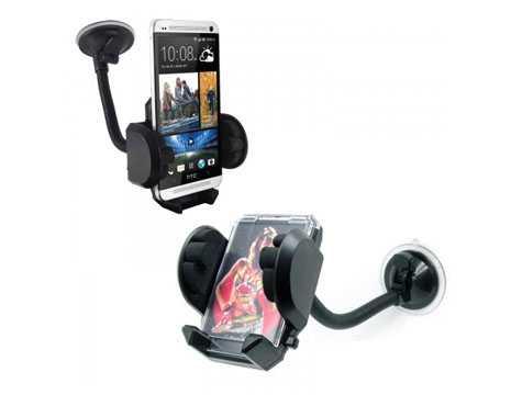 Araç İçi Vantuzlu Telefon Tutucu Güçlü Kilit Vantuzlu Akrobatik Gövde (Universal) (CLZ)