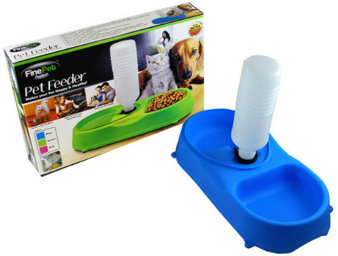 FinePet Kedi ve Köpek İçin Otomatik Su ve Mama Kabı (CLZ)