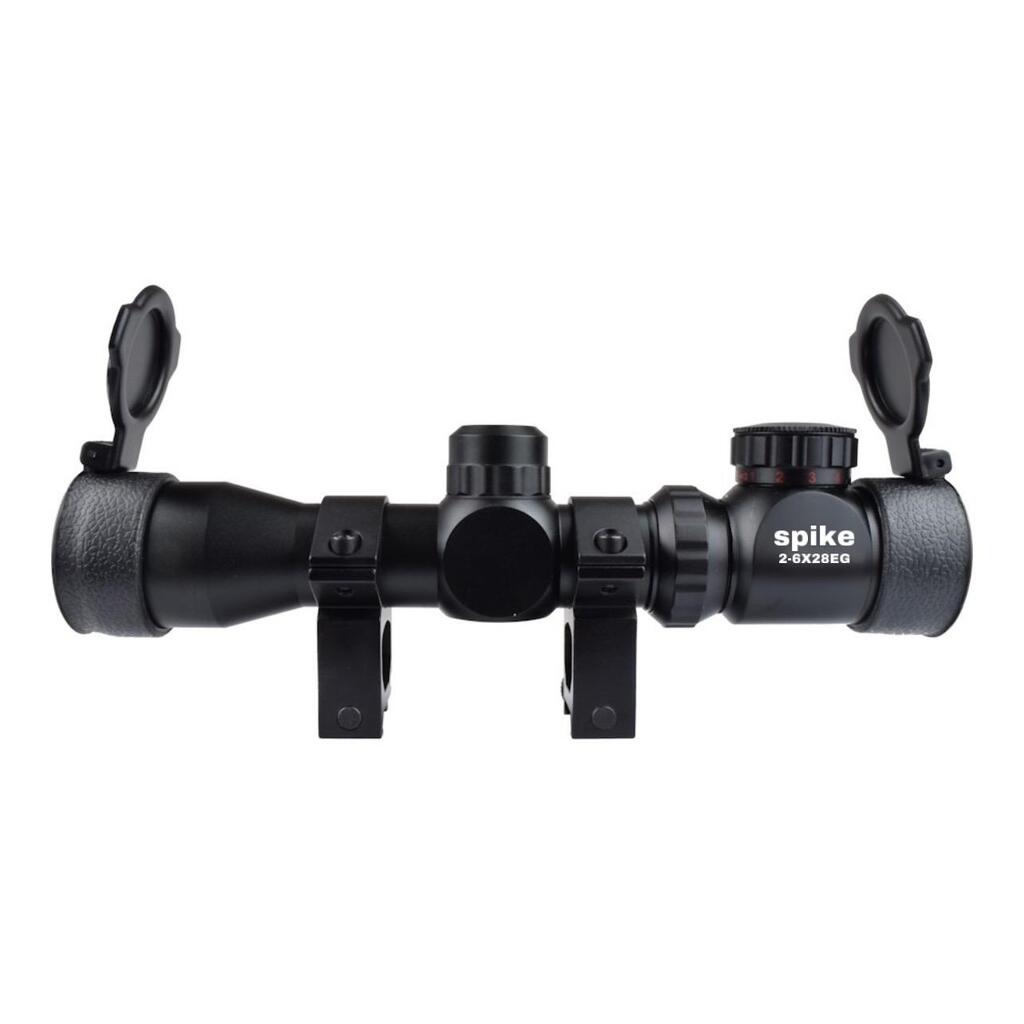 2-6x28 Zoomlu Av Tüfeği Dürbünü Hedef Çizgili Çift Işıklı