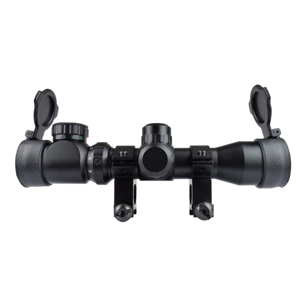 2-6x28 Zoomlu Av Tüfeği Dürbünü Hedef Çizgili Çift Işıklı