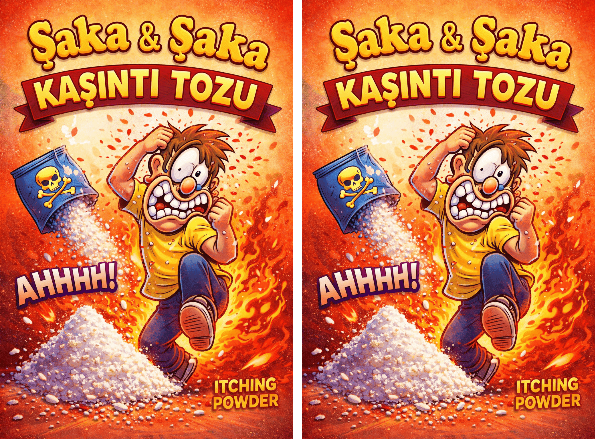 2 Adet Kaşıntı Tozu Şaka Kaşıntı Tozu Eğlence Şaka Amaçlı Toz